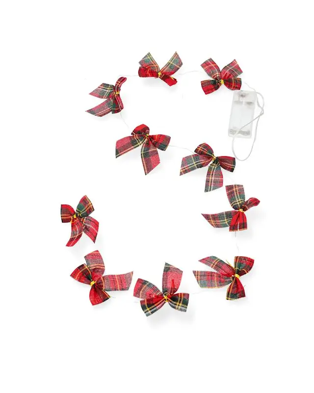Ljusslinga LED Rosetter Tartan