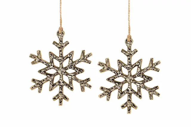 Metallhänge Snöflinga