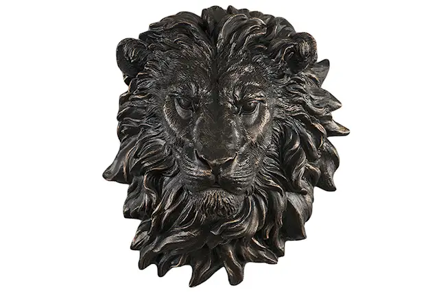 Väggdekoration Lejonhuvud