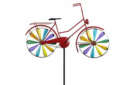 Garden Stick Bike Metal Colourful