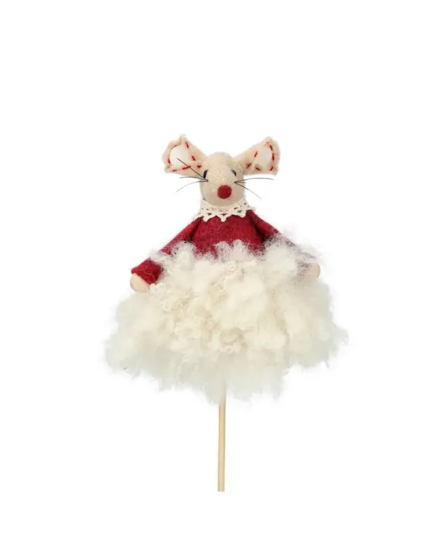 Stick Mouse Wool Dress