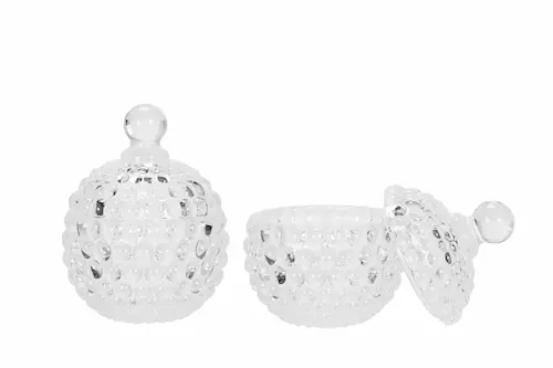 Glass Jar Bubble Clear