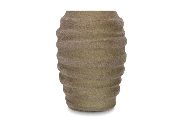 Vase Spiral Velvet Beige