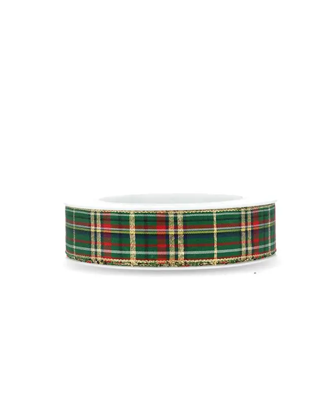 Dekorationsband Tartan