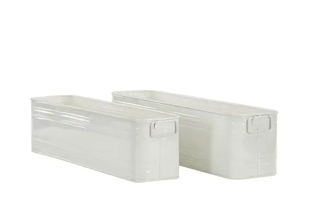 Kruka Kvadrat Emalj Shell