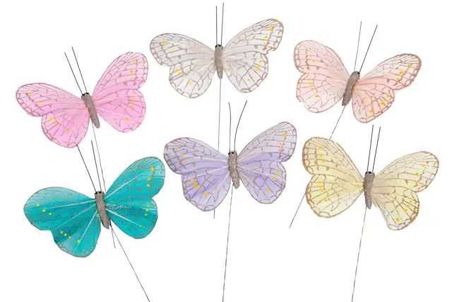 Stick Butterfly Pastel Mix