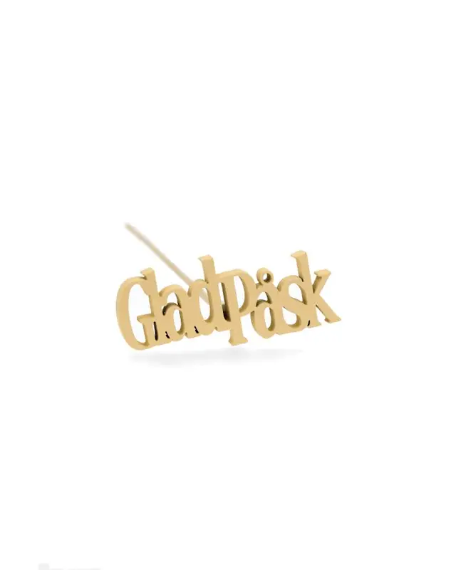 Stick Glad Påsk Gul