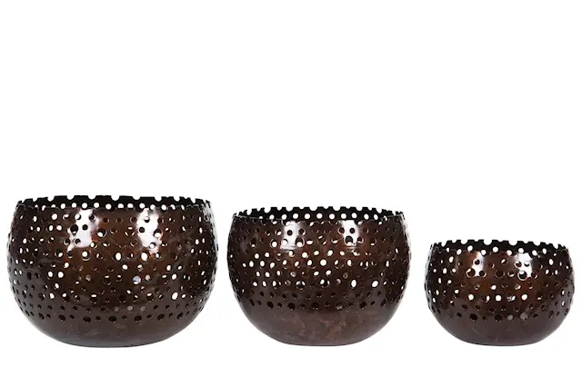 Kynttilälyhty Twinkle brown onyx