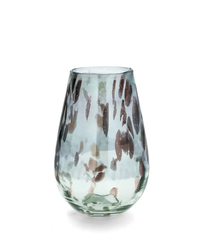Vase Cheena Grey/Blue