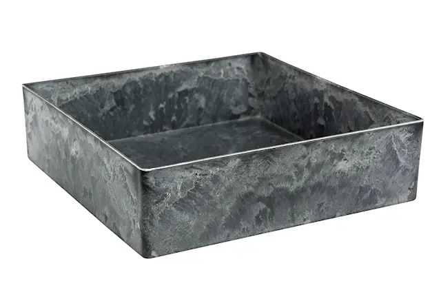 Pot Square Grey