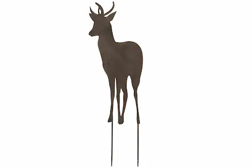 Deer Front Stick Metal