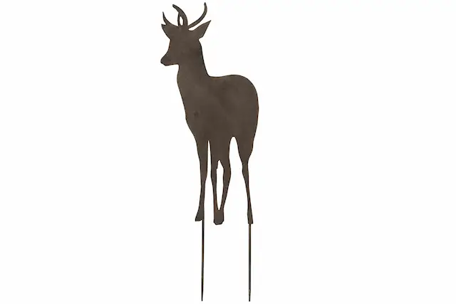 Trädgårdsdekoration Stick Hjort Fram Metall