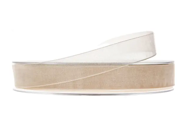 Dekorationsband Beauty Champagne 15 mm