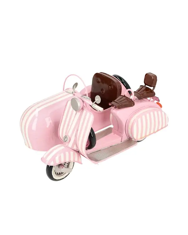 Moped med Sidovagn Stripes