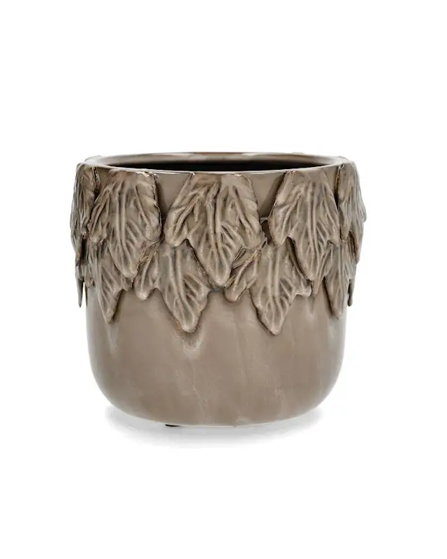 Pot Autumn Leaves Glaze