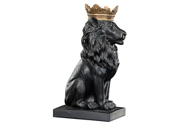 Dekoration Lejon med Krona