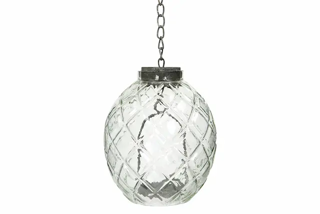 Lykta Utomhus Glas Haley Kedja