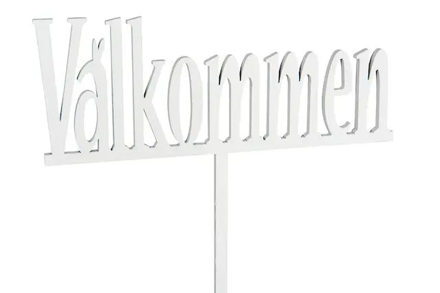 Big Stick Välkommen White