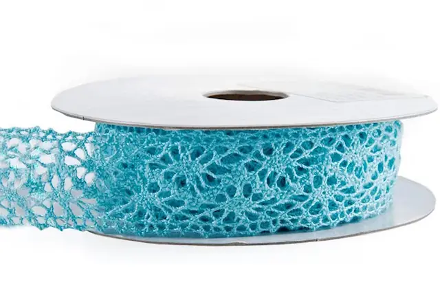 Ribbon Lace Turquoise