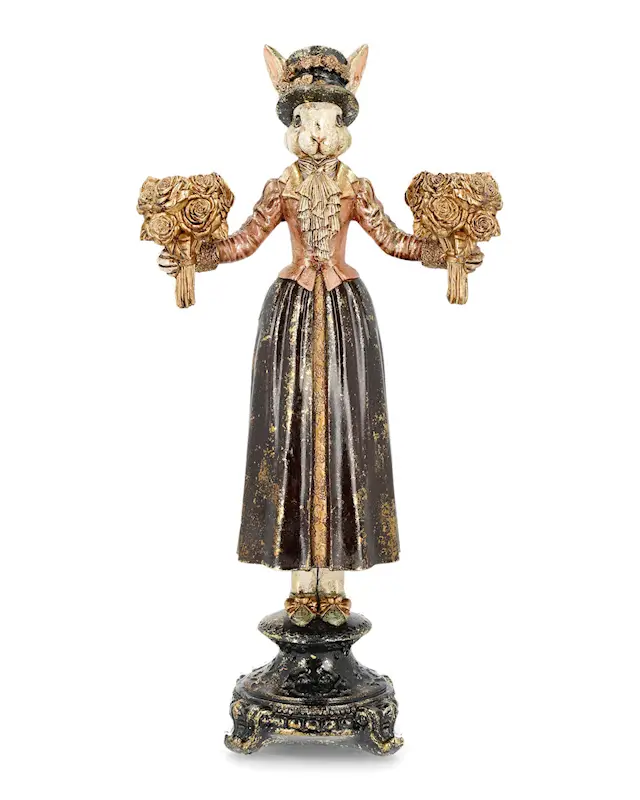 Kynttilänjalka Rouva Kani Vaaleanpunainen