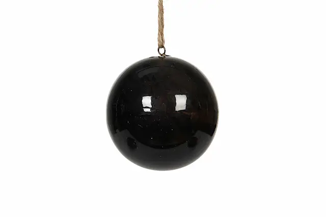 Hängande Dekoration Metallkula Grey Onyx
