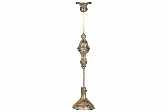 Kron/Blockljusstake Largo Guld