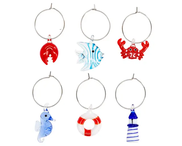 Koppmarkör Havsmix Glas