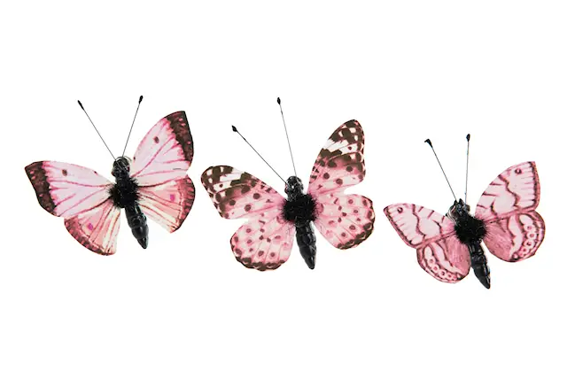 Clip Butterfly Juni Pink Mix