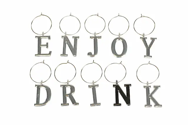 Cup Marker Enjoy Silver
