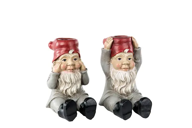 Ljushållare Tomte Kronljus Mix