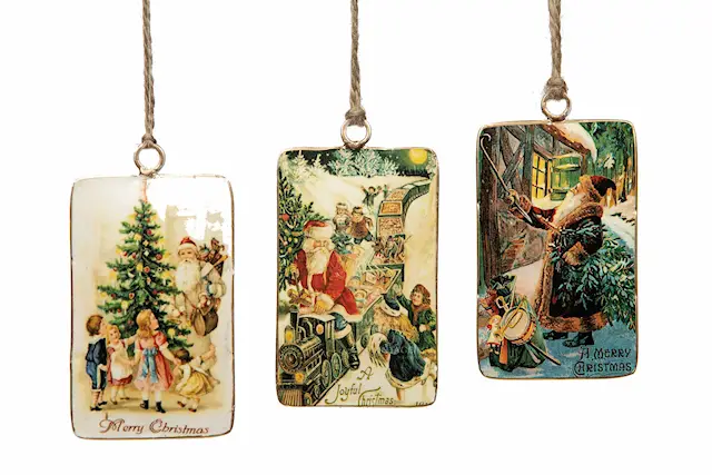 Emaljhänge Nostalgi Tomte Mix