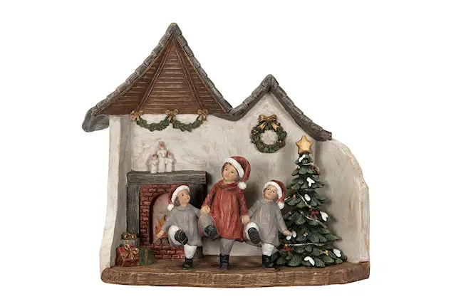 Joulukoti LED/paristoilla