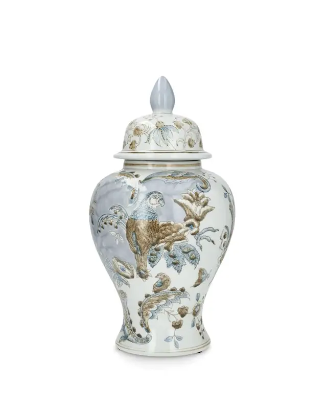 Urn Parrot Twilight With Lid