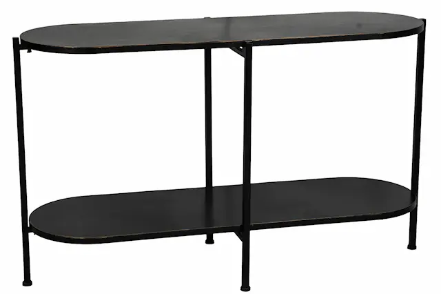 Sidobord Emma Svart/Mässing