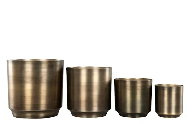 Pot Stilig Antique Brass