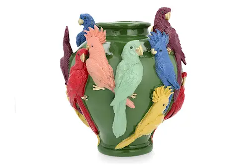 Vase Parrots