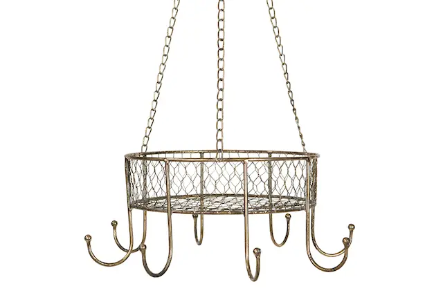 Korg Häng Nät Guldbrun