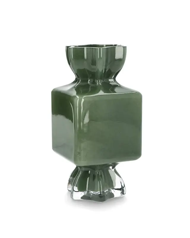 Vase Caramel Green