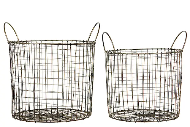 Basket Antique Brass