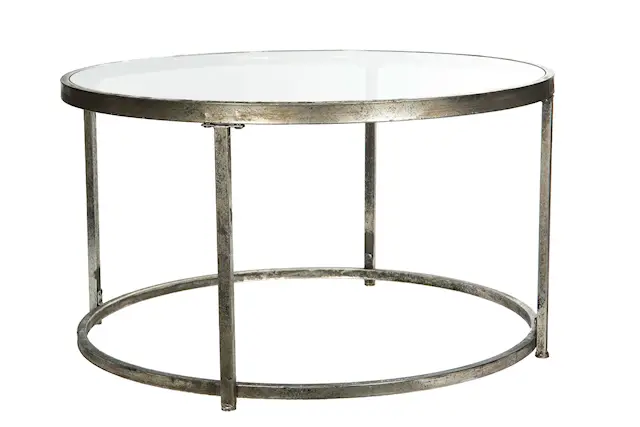 Bord Glas Clara Silver