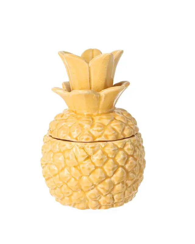 Kannellinen kulho Ananas