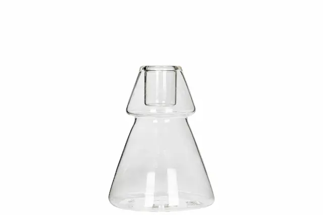 Ljusstake Glas Gran Klar