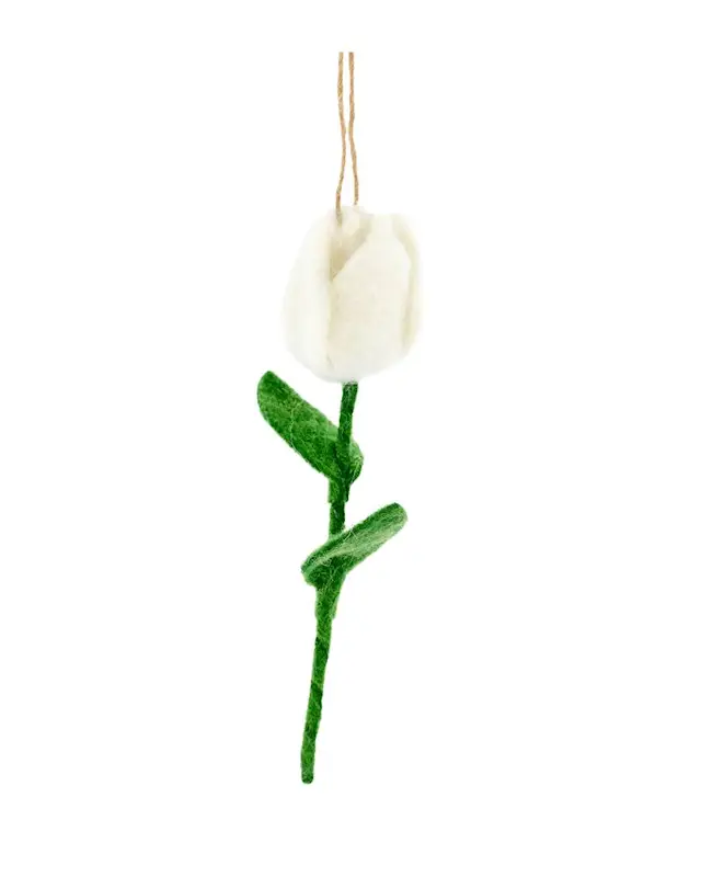Hanging Decoration Tulip White