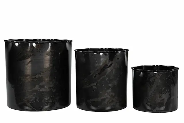 Pot Otis Fold Grey Onyx
