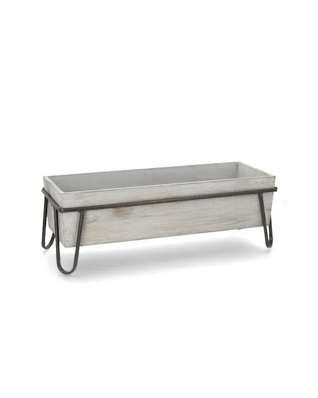 Blomlåda Med Stativ
