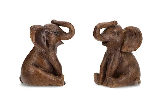 Bokstöd Elefant