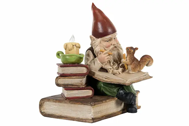 LED Decoration Santa Reading