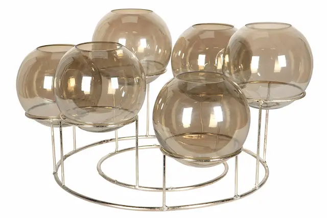 Ljushållare Glasklot Champagne