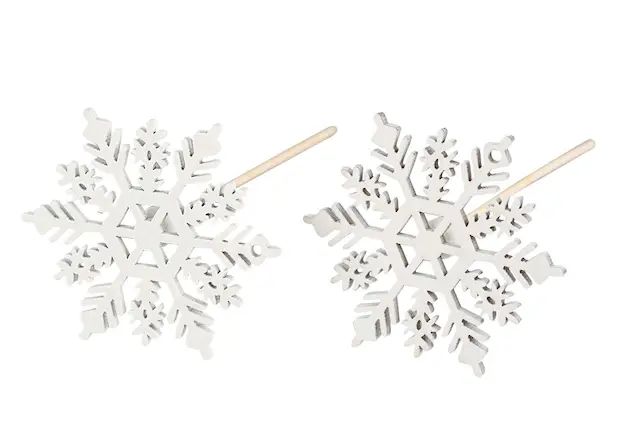 Stick Snöflinga Vit