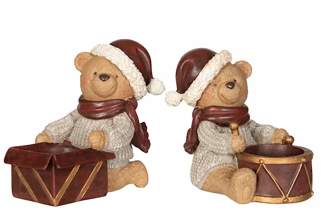 Kynttilänjalka Teddy Bear Mix Poly